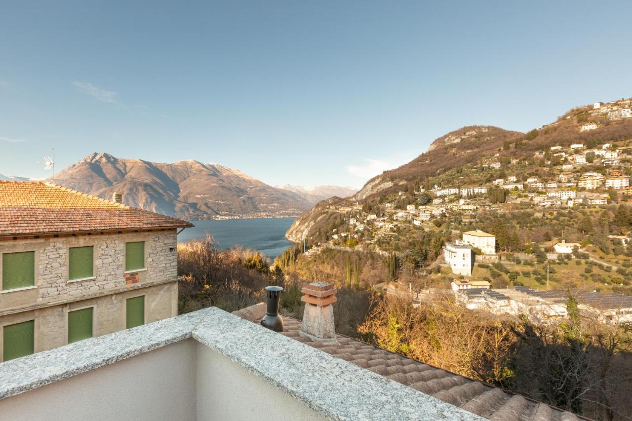 Mysa Properties - Casa Chicca, Flat With Lake View Terrace Perledo Kültér fotó